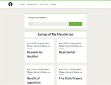 Tablet Screenshot of ahmadiyya-islam.org